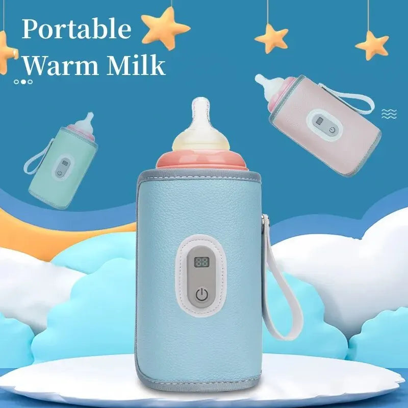 Digital Insulation Cover with Heating for Baby Milk Bottle